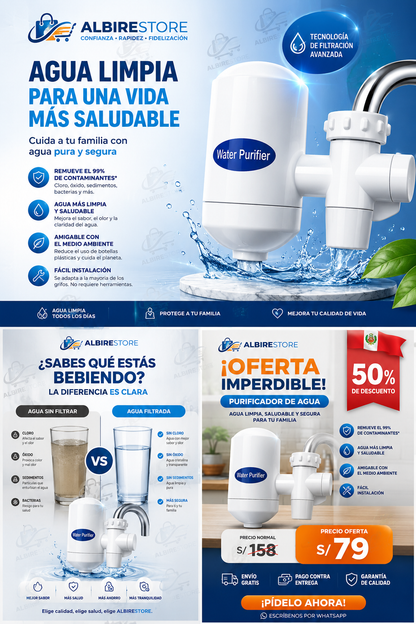 FILTRO PURIFICADOR DE AGUA - JSWxtrm