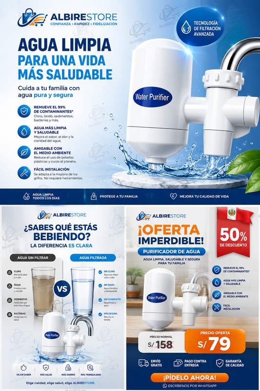 FILTRO PURIFICADOR DE AGUA - JSWxtrm